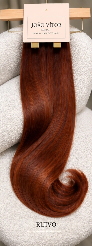 Amostra de cabelo:  Ruivo